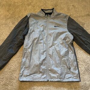 Nike Men's Gray and Black Jacket